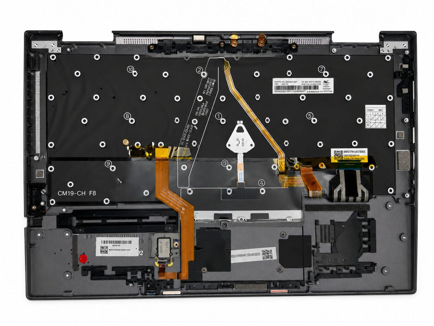 X1 Yoga 4th Gen C-Cover with keyboard and Touchpad