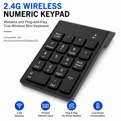 Mini numeric keypad