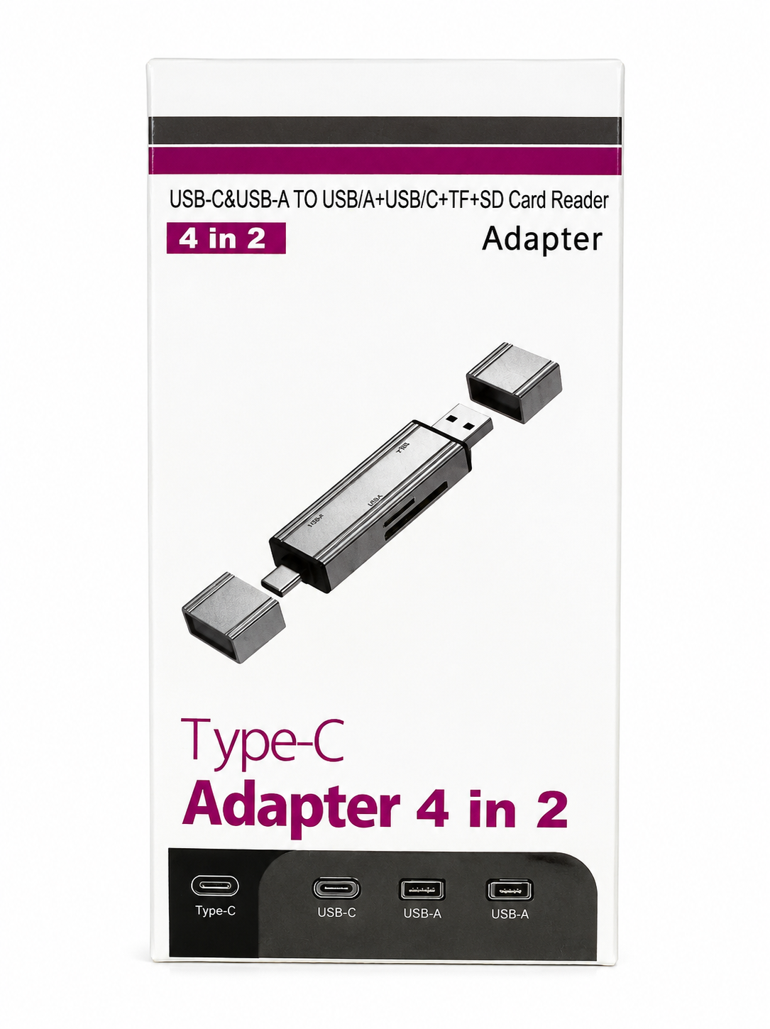 Type-C Adapter 4 in 2 BYL-2607