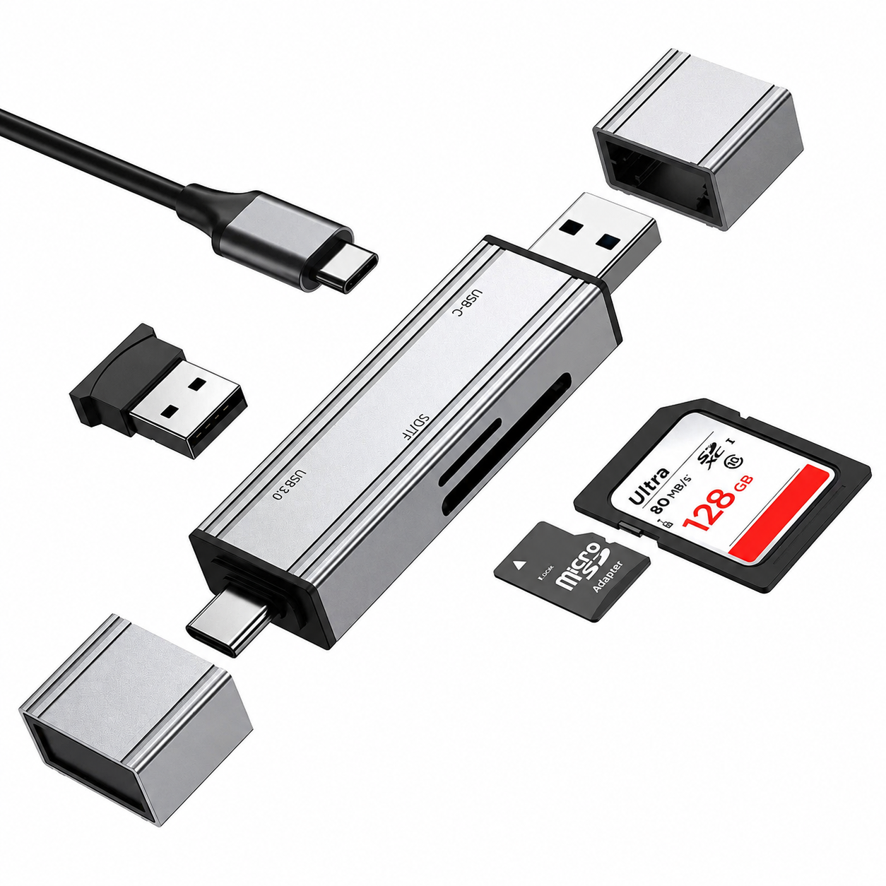 Type-C Adapter 4 in 2 BYL-2607