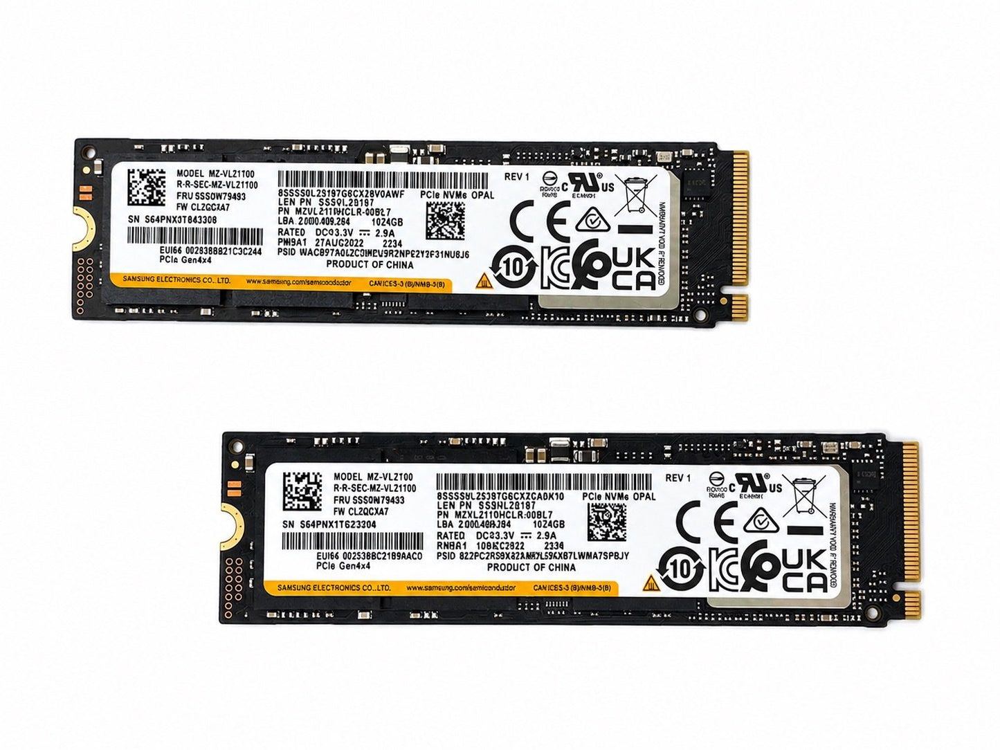 Samsung MZ-VL21T00 1TB M.2 2280 PCIe NVMe Internal SSD (MZVL2110HCLR-008L7)