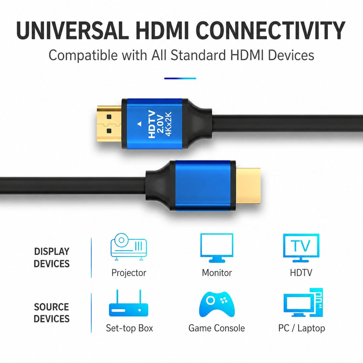 HD 2.0V Premium High Speed HDTV Cable