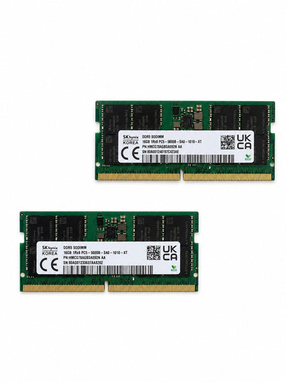 SK Hynix 16GB DDR5 5600 Laptop SODIMM RAM 1Rx8 PC5-5600B HMCG78AGBSA092N