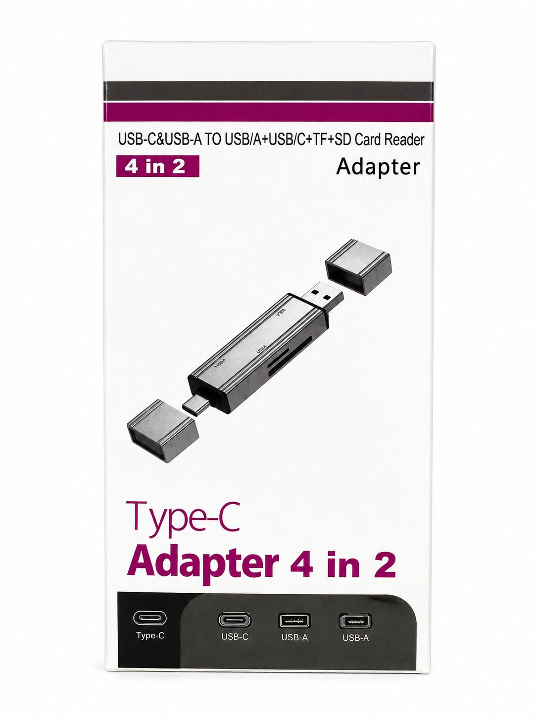 Type-C Adapter 4 in 2 BYL-2607
