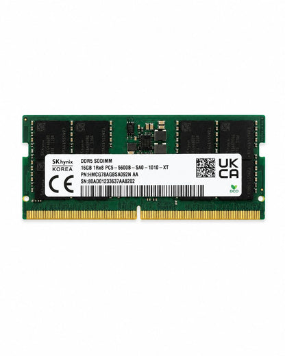 SK Hynix 16GB DDR5 5600 Laptop SODIMM RAM 1Rx8 PC5-5600B HMCG78AGBSA092N